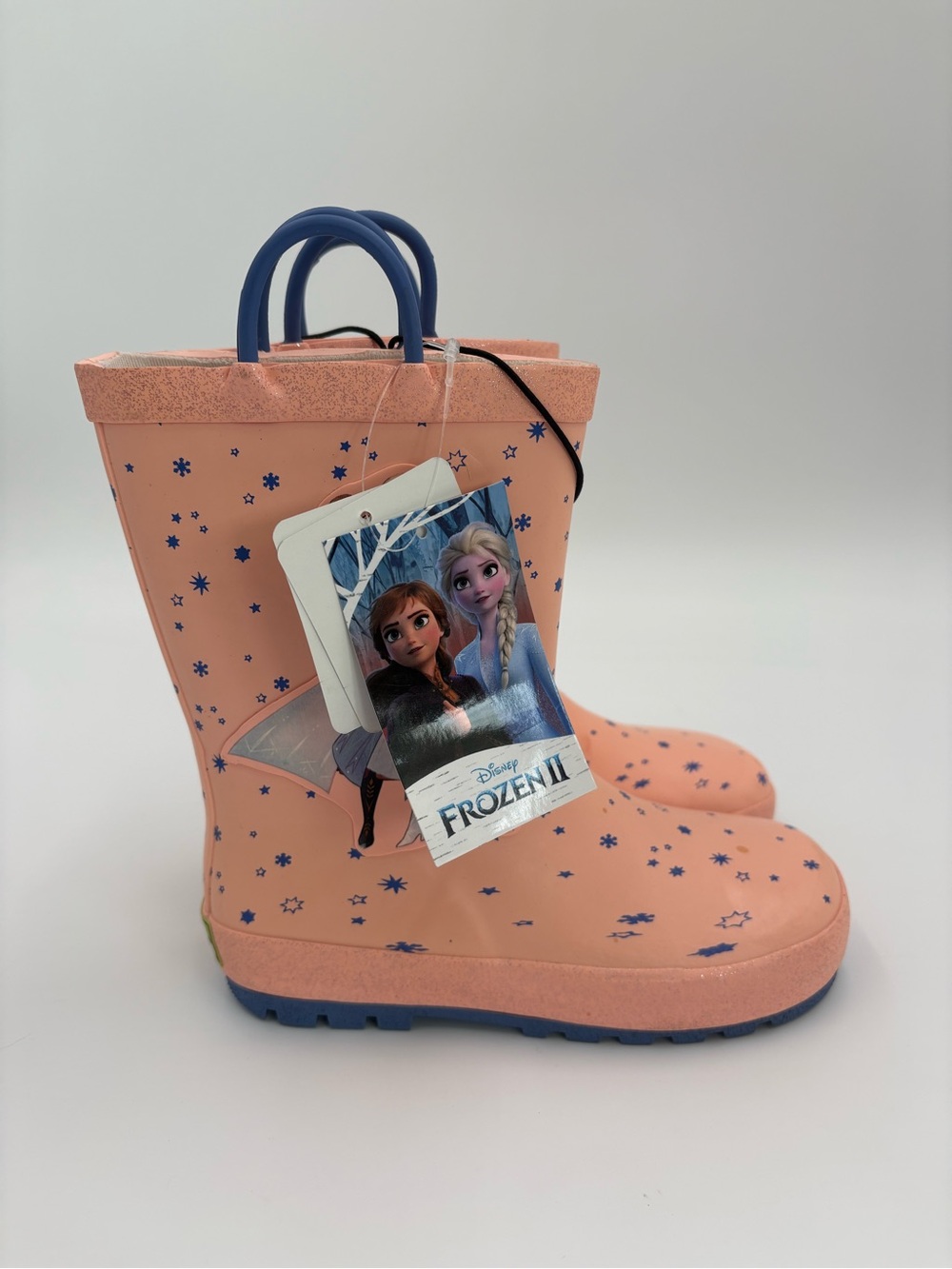 Western Chief Disney Frozen 2 Rain Boots Girls 12 Pink Anna Elsa NWT